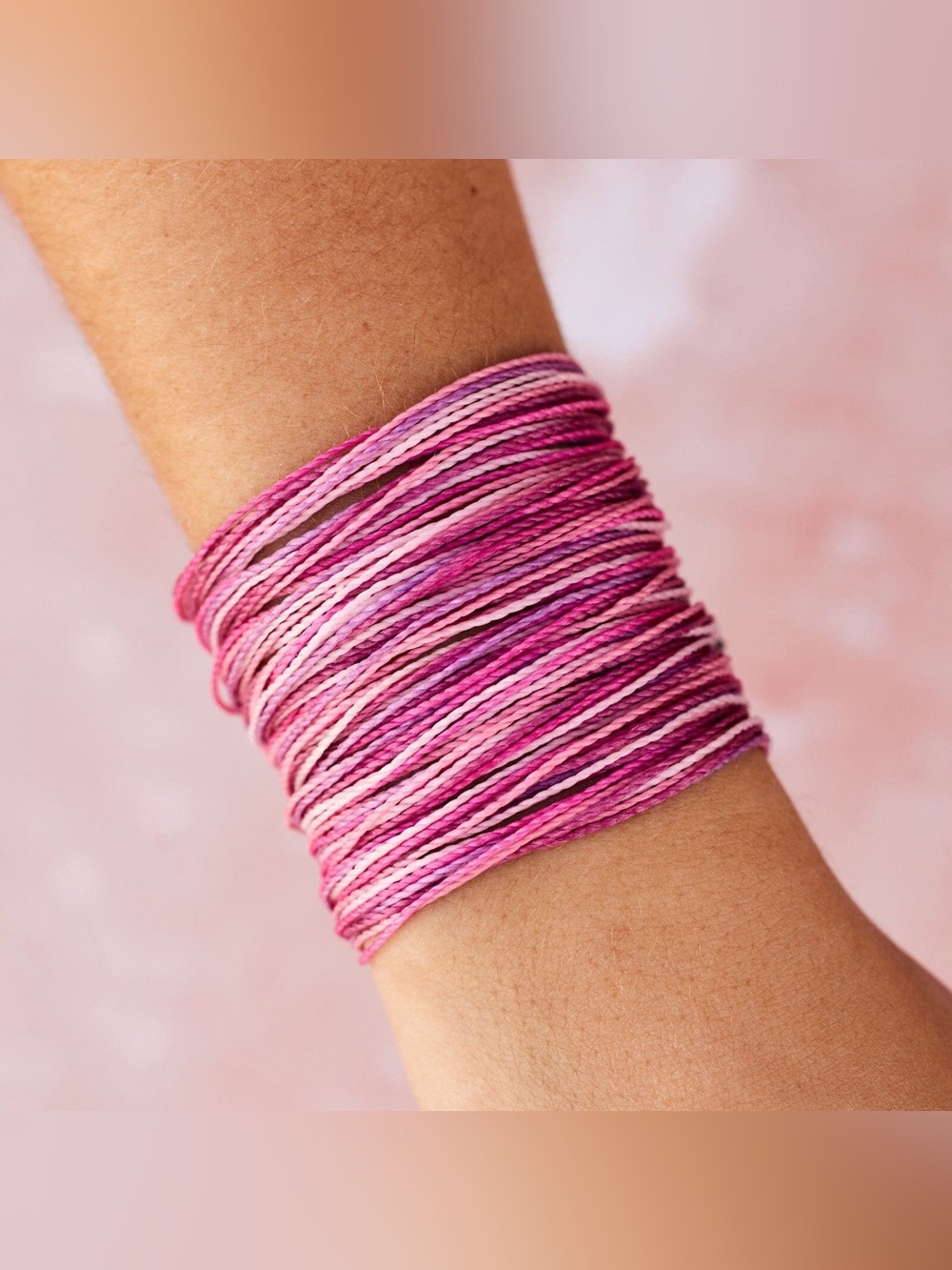 Pura Vida Stop and Smell the Roses Friendship Bracelets 10 Pack - Picture 4 of 4